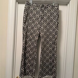 We The Free Black and White Wave Pattern Chinos SIZE 34